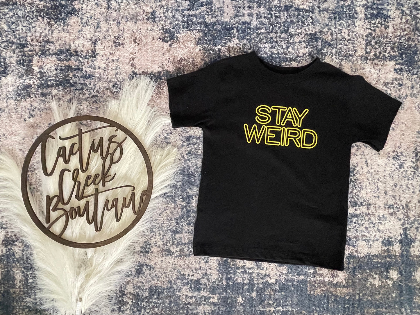 Stay Weird Kids tee