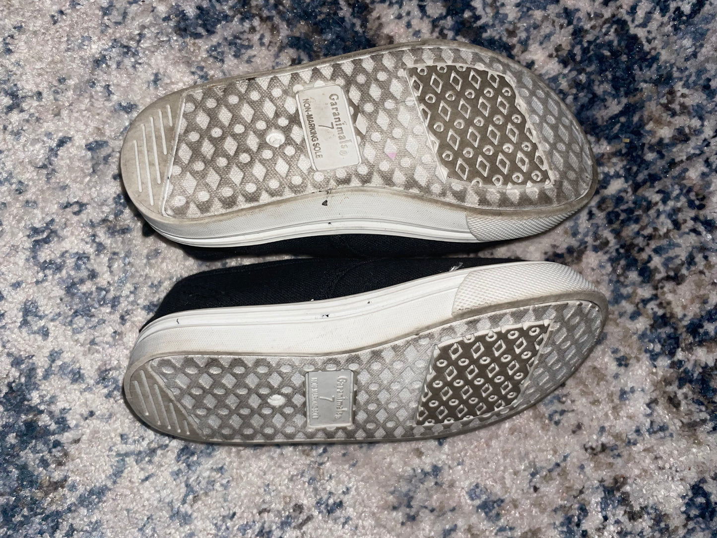 Boys black slip on 7 *final sale