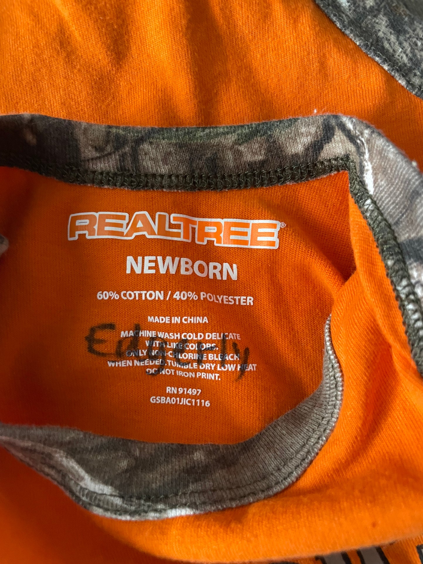 Daddy’s hunter newborn *final sale*