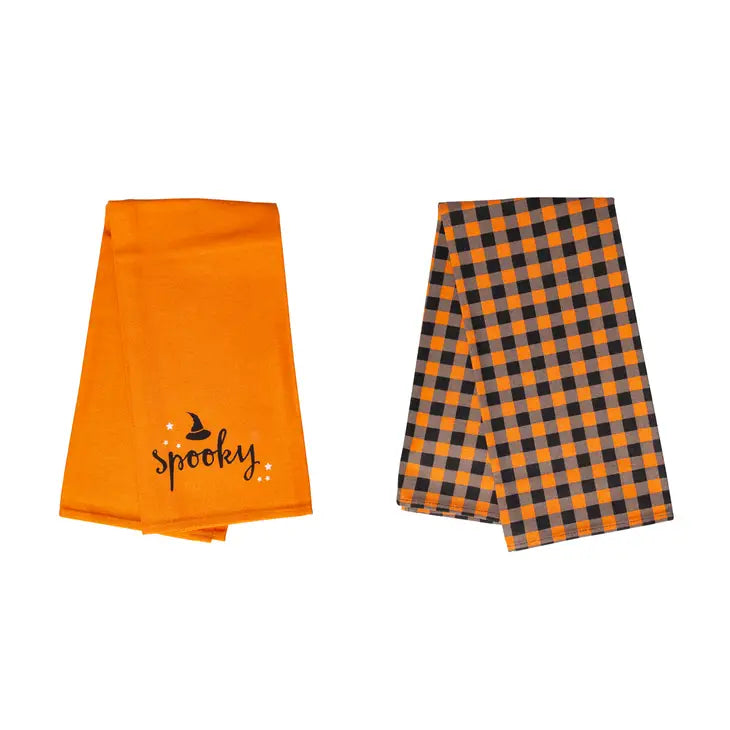 Spooky Kitchen Dish Towels, Set of 2