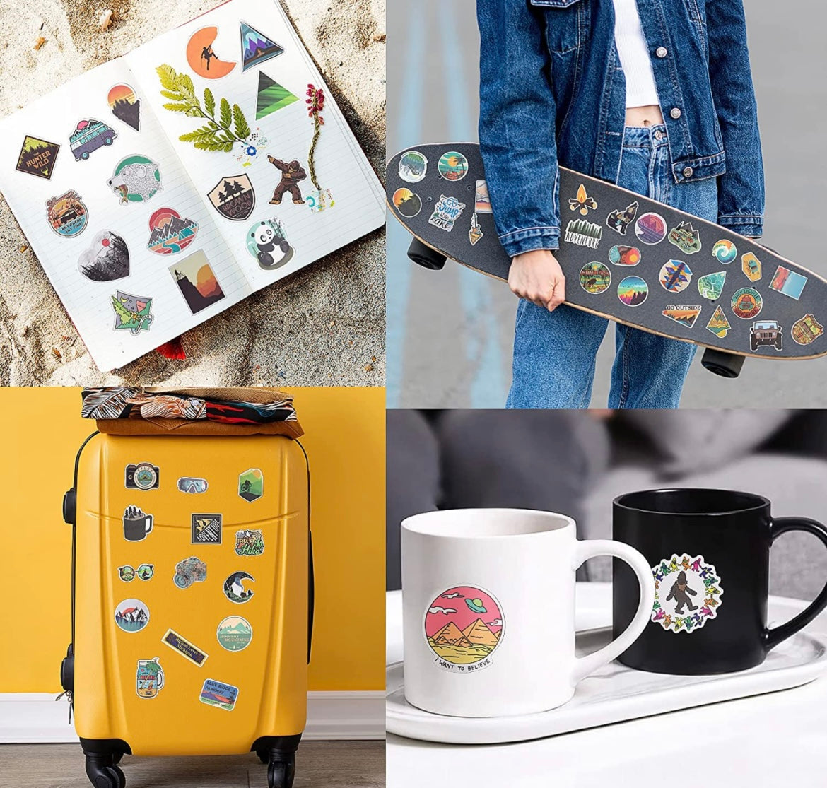 Assorted Waterproof outdoor/nature Stickers