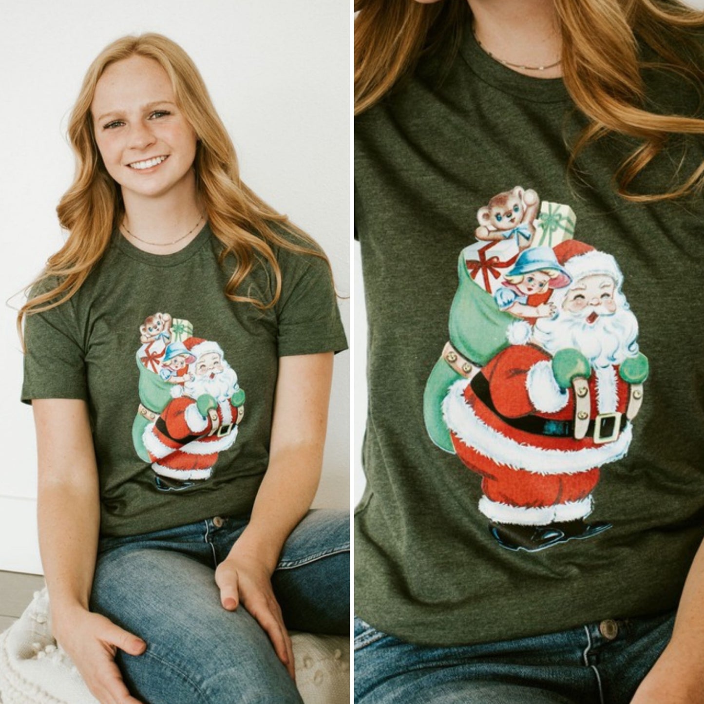 Vintage Santa Tee