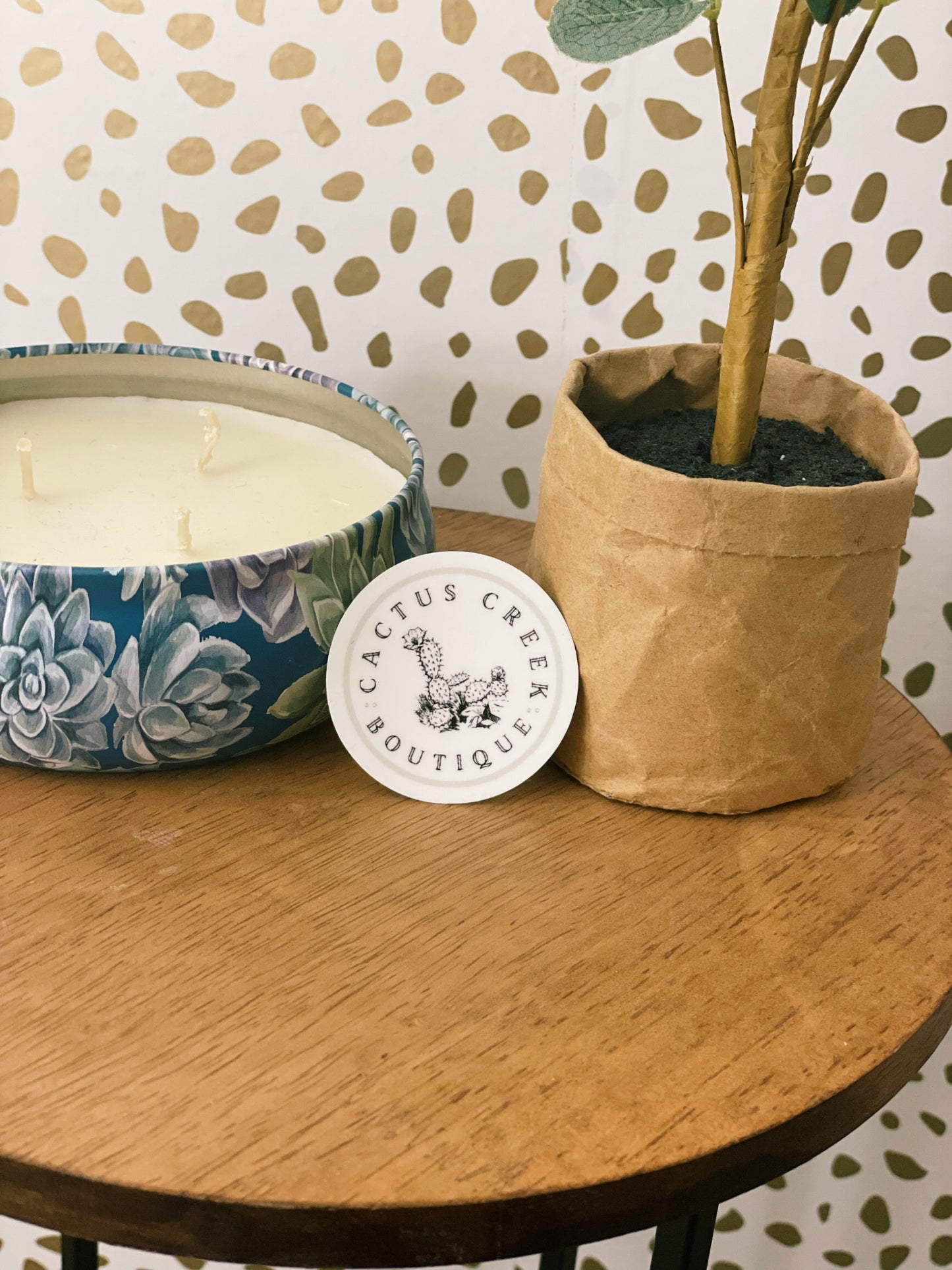 Cactus Creek Boutique vinyl sticker