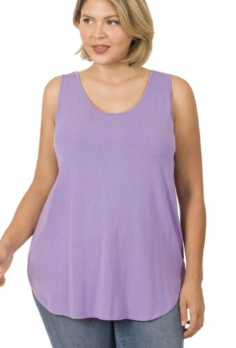 Basic Lavender Modal Tank