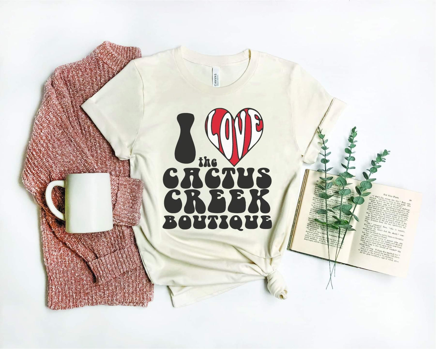 I Love Cactus Creek Boutique Tee