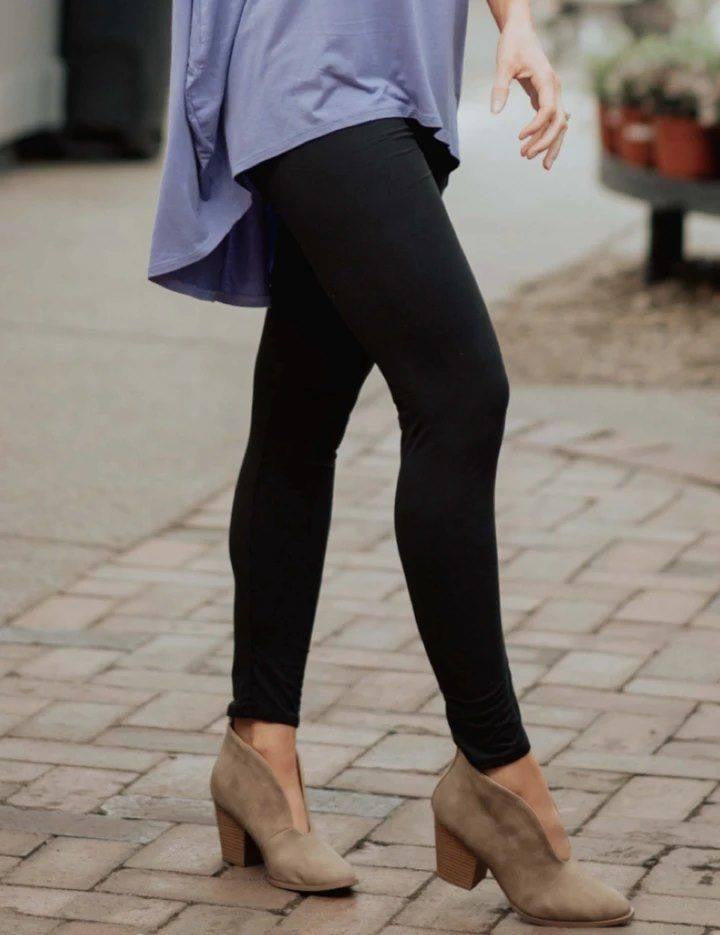 Basic Black Leggings W/ Pockets