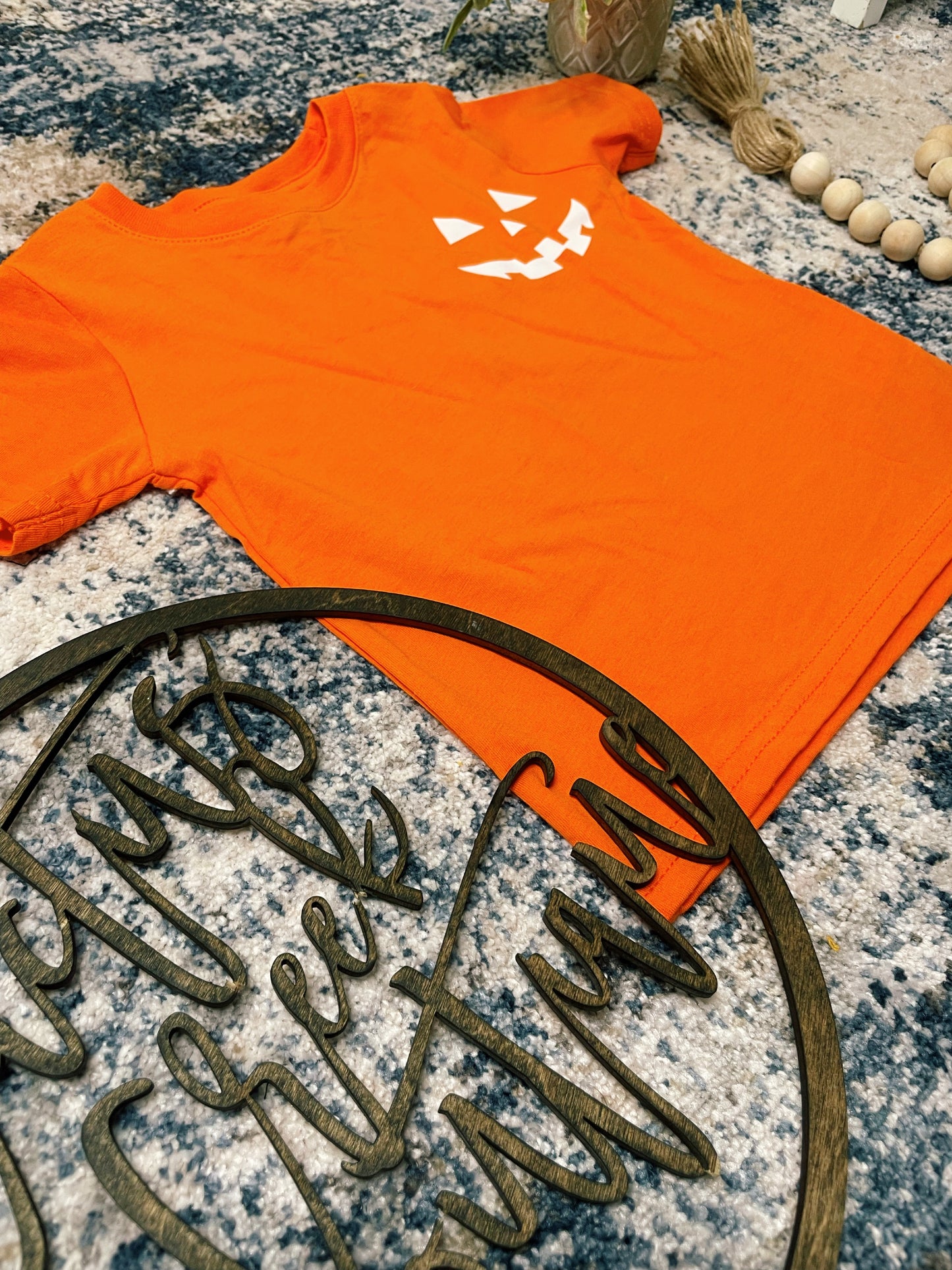 Kids Pumpkin Pocket Tee