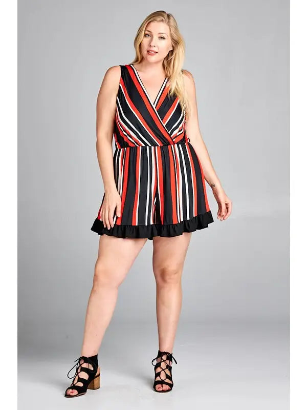 Striped Romper Queen