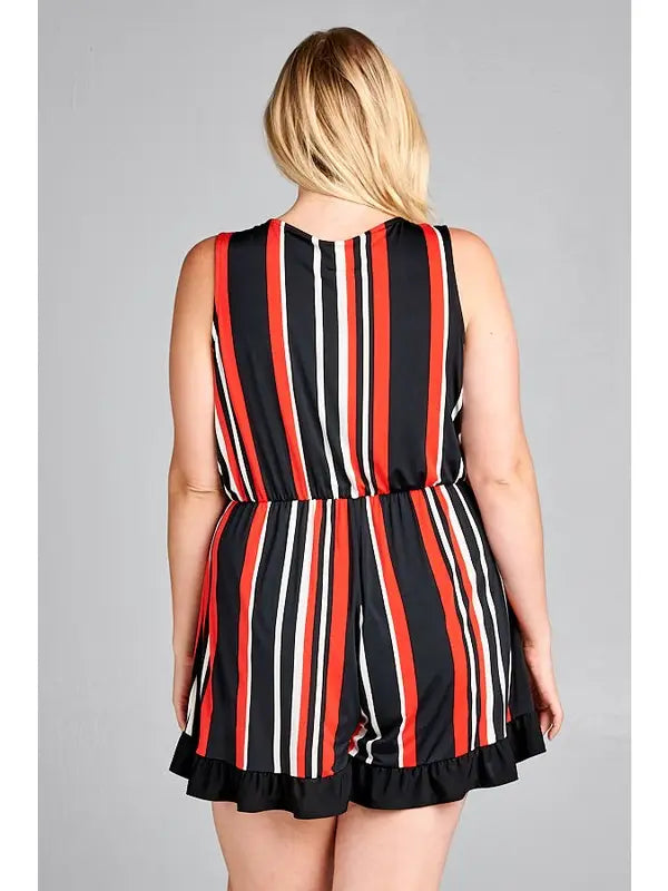 Striped Romper Queen