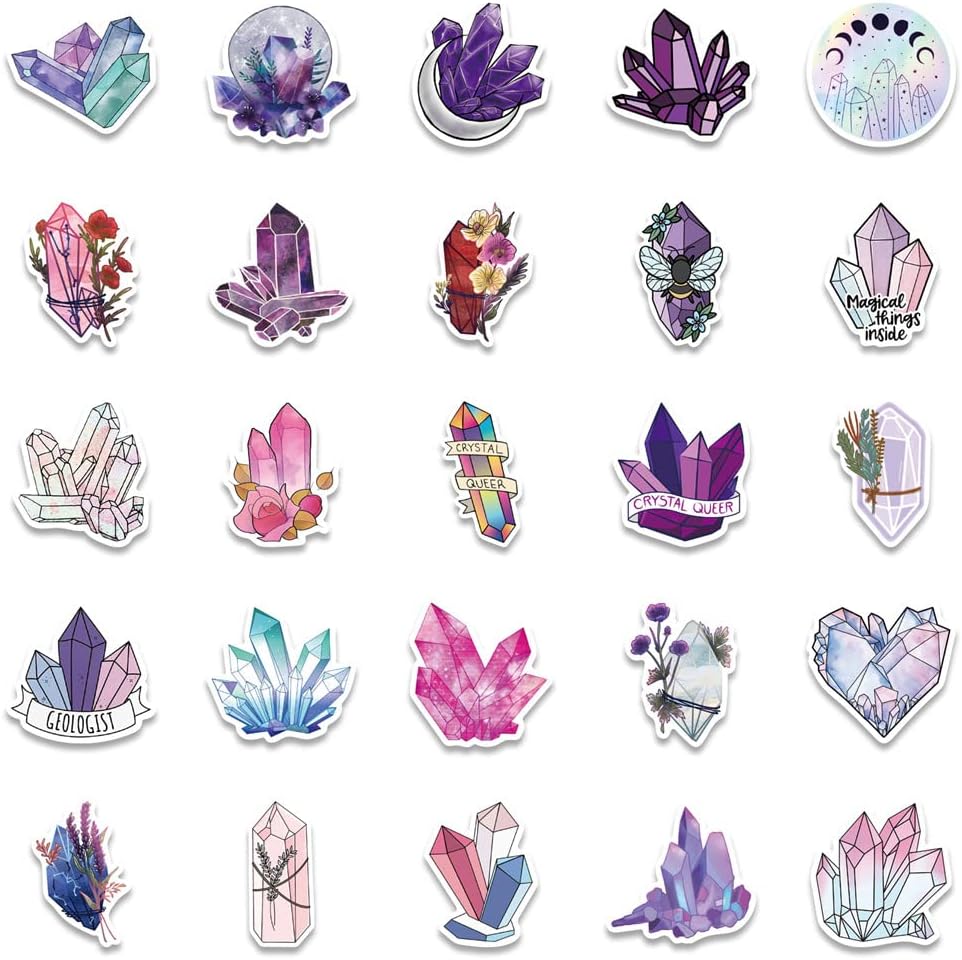 Crystal stickers