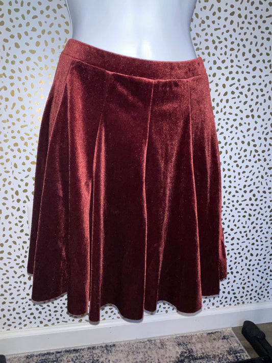 Kimche blue xs velvet skirt *final sale*