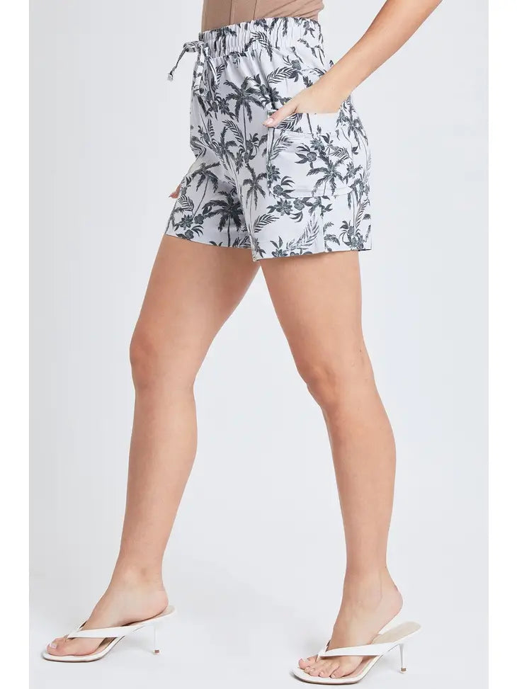 Tropical Linen Shorts