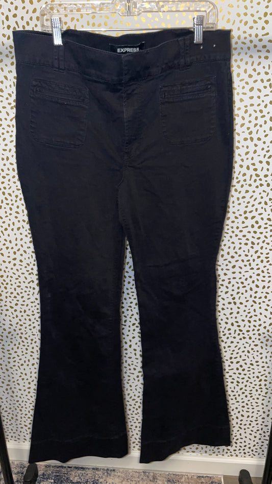 Express stretch black pants size 14r *final sale*