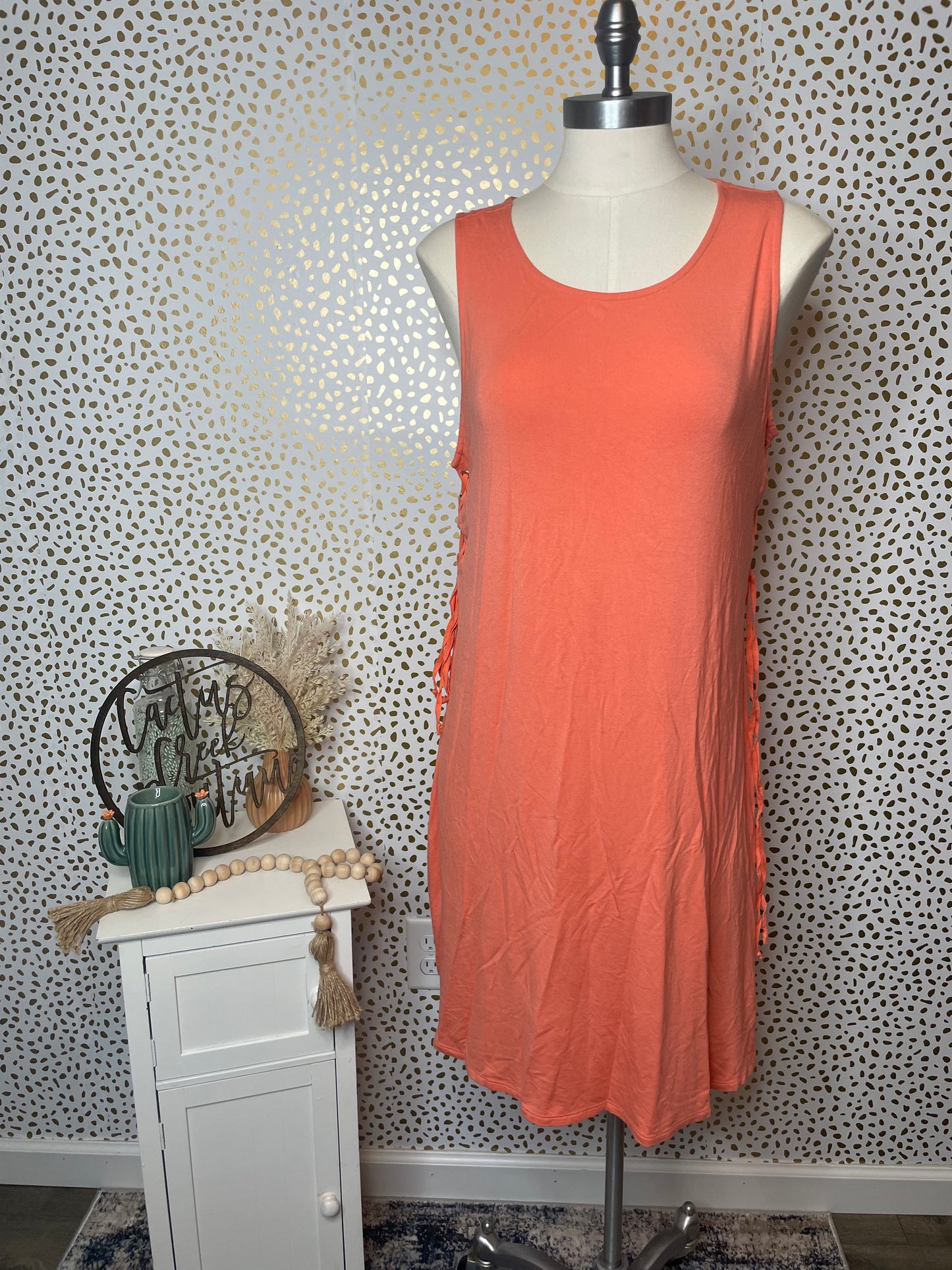 Maurices Coral Dress Large *FINAL SALE*