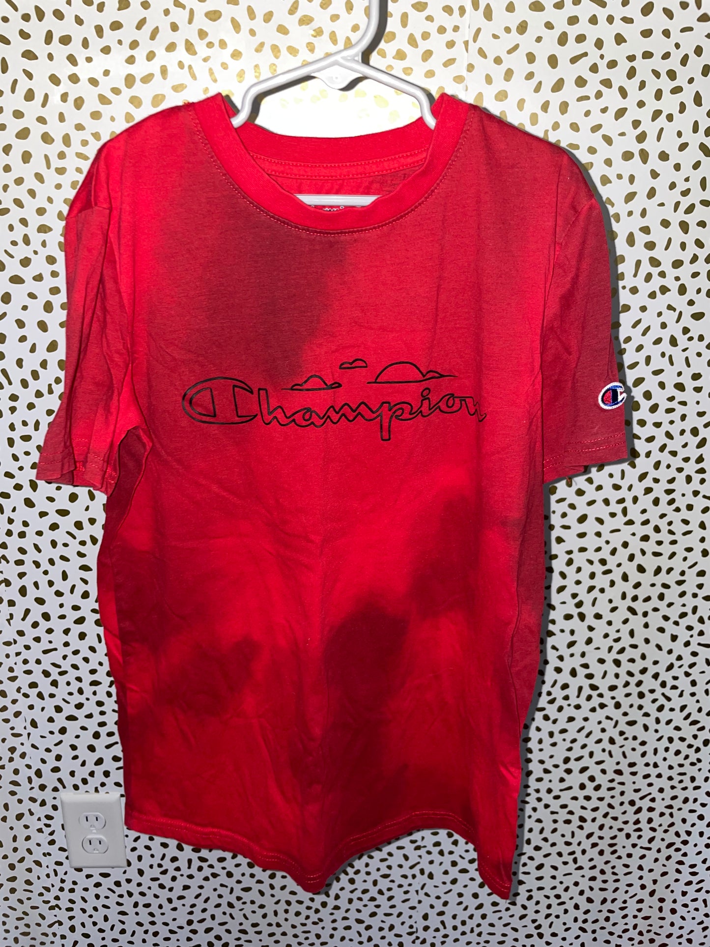 Tie dye tee boys large *final place*