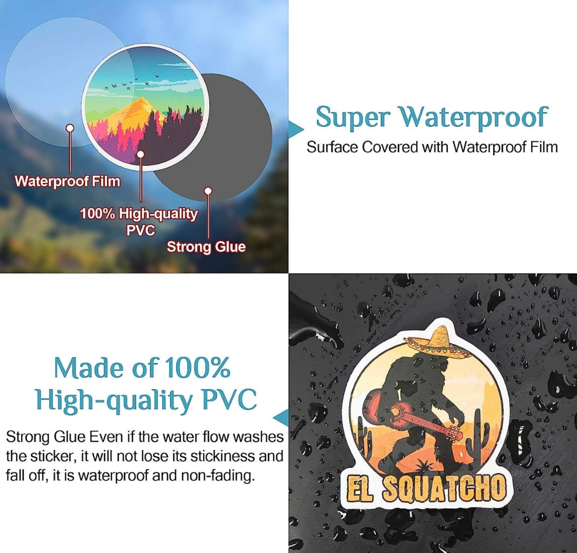Assorted Waterproof outdoor/nature Stickers